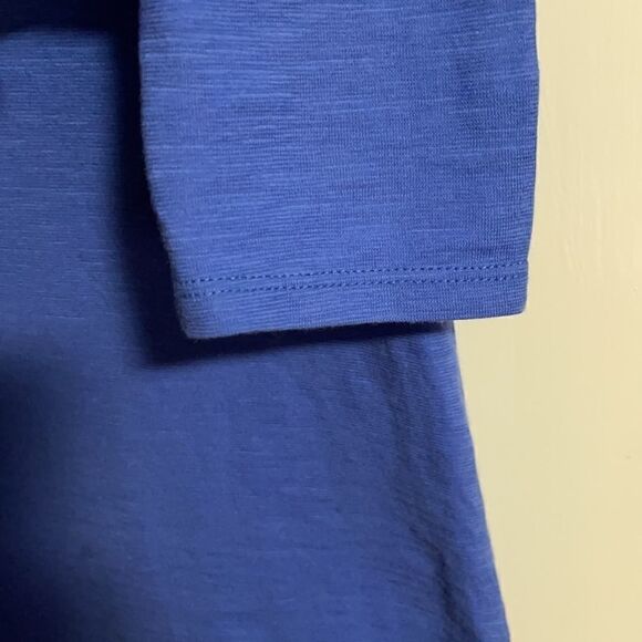 Lilly Pulitzer blue notch neck top with soutache embroidery and tassel ties XS - Picture 10 of 12